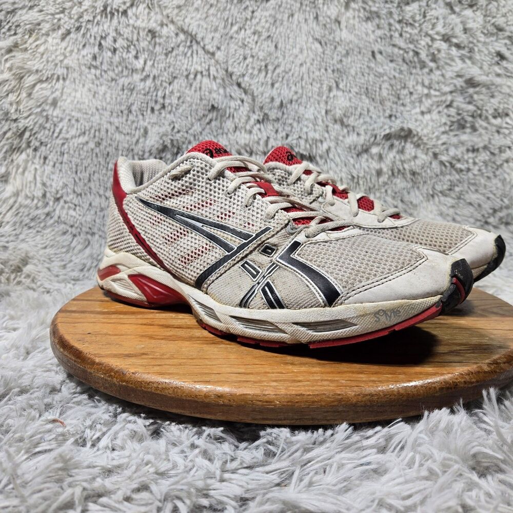 Retro Y2K Style Asics Lace Sneakers Mens Size 13 Shoe Leather Mesh Low Top TN711